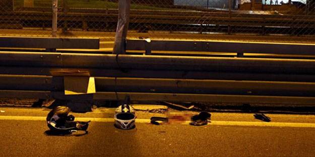 Zeytinburnu'nda feci kaza! Geriye bu görüntüler kaldı
