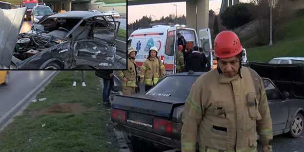 Zeytinburnu'nda kaza: 4 yaralı
