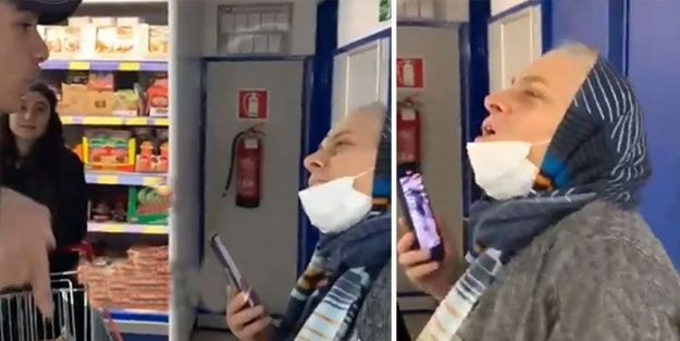 Zincir markette Osmanlı kavgası! 'Burası Osmanlı toprakları'