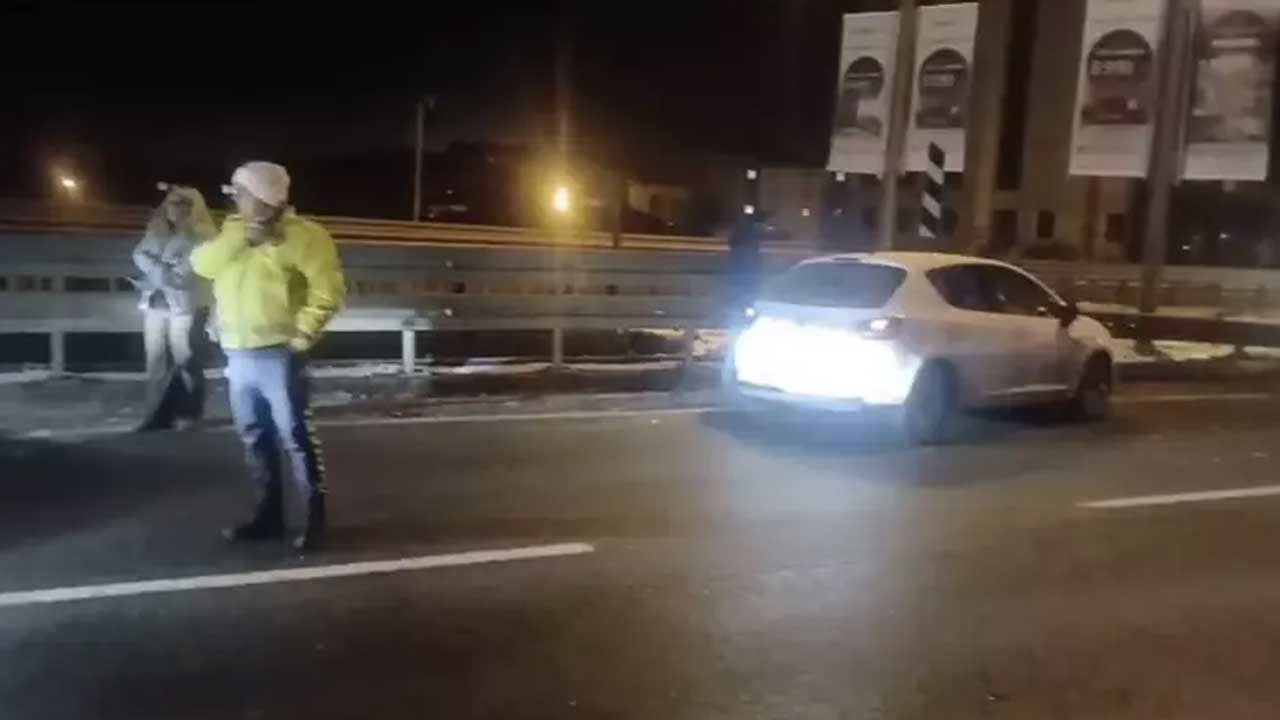 Zincirleme kaza! 11 araç birbirine girdi