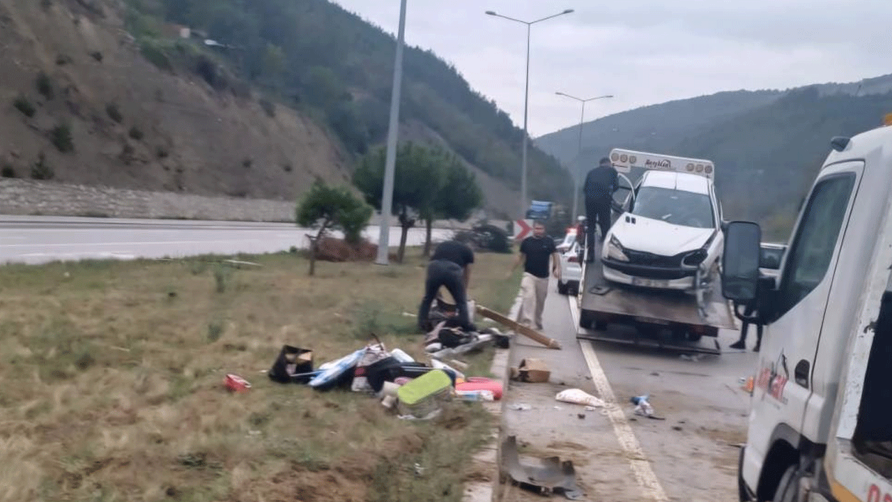 Zincirleme kaza! Yaralılar var