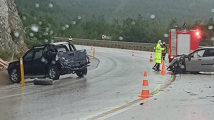 Zincirleme trafik kazasında 5 kişi yaralandı 