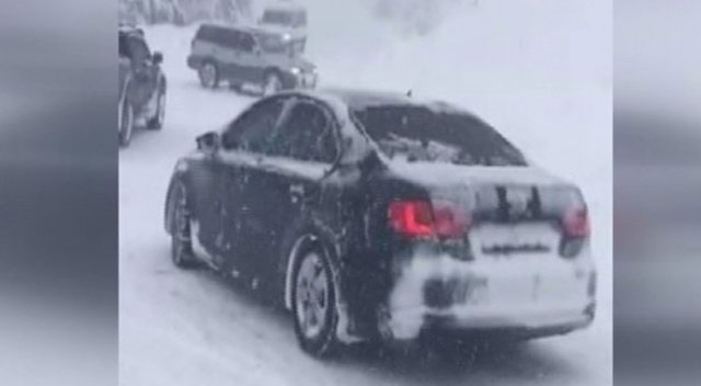 Zincirsiz yola çıkan sürücülerin zor anları