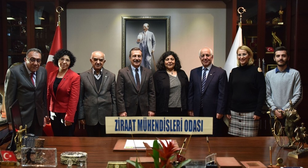 Ziraat mühendisleri Başkan Ataç’ı ziyaret etti 