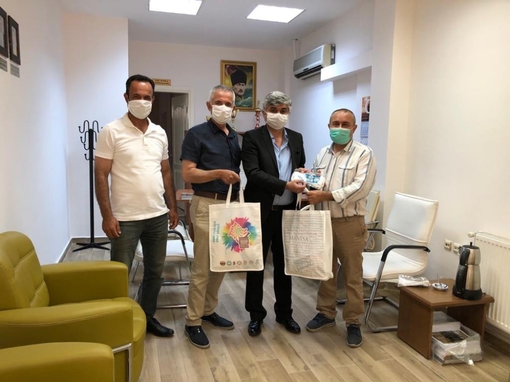 Ziraat Mühendisleri Odasına 500 adet maske desteği 
