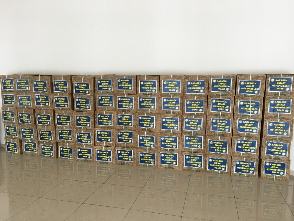 Ziraat mühendislerinden gıda yardımı 