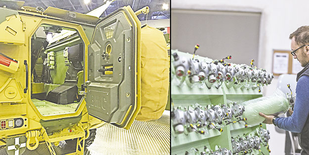 Zırhlı araçların koruyucusu denizlere iniyor