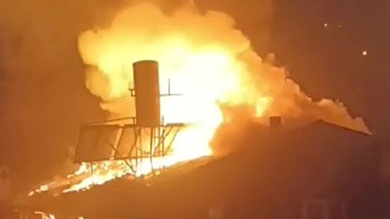 Zonguldak Ereğli’de ev yangını