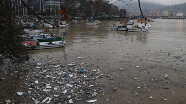 Zonguldak Limanı sarıya büründü