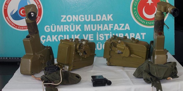 Zonguldak Limanı'nda antitank füzesi ele geçirildi