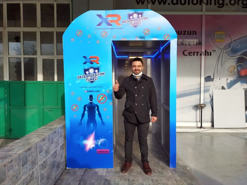 Zonguldaklı genç girişimci nano teknolojik dezenfeksiyon tüneli üretmeye başladı 