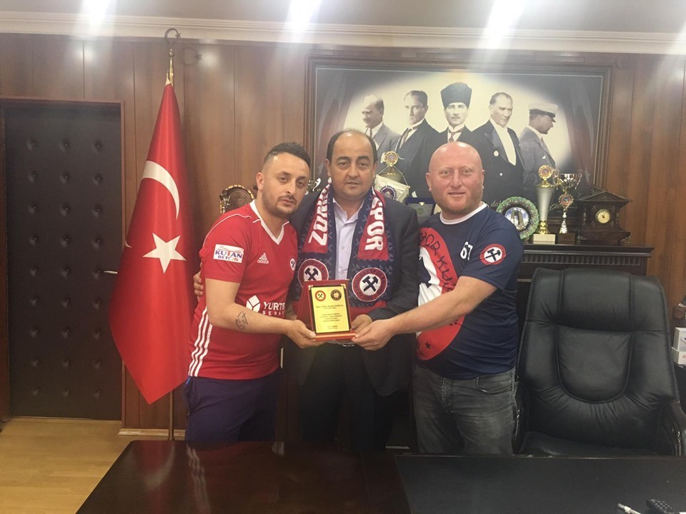 Zonguldakspor Taraftarları’ndan Demirtaş’a destek 