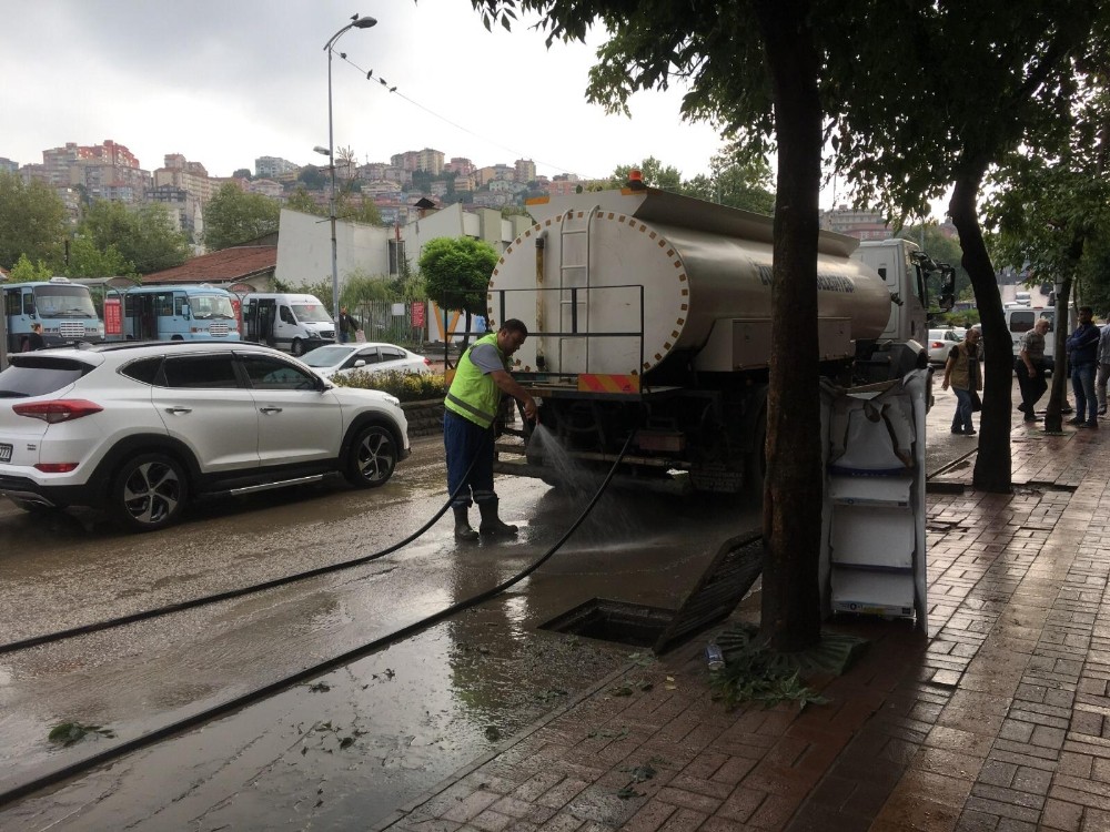 Zonguldak’ta kuvvetli yağış sonrası hasar tespit çalışmaları sürüyor 