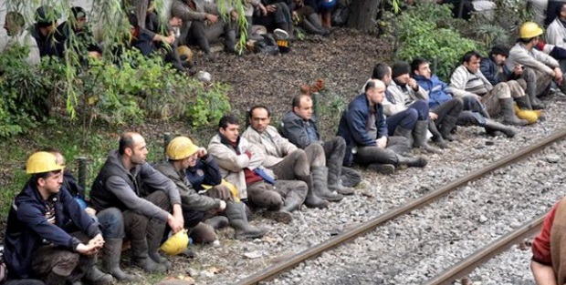 Zonguldak'ta madenci eylemi sona erdi