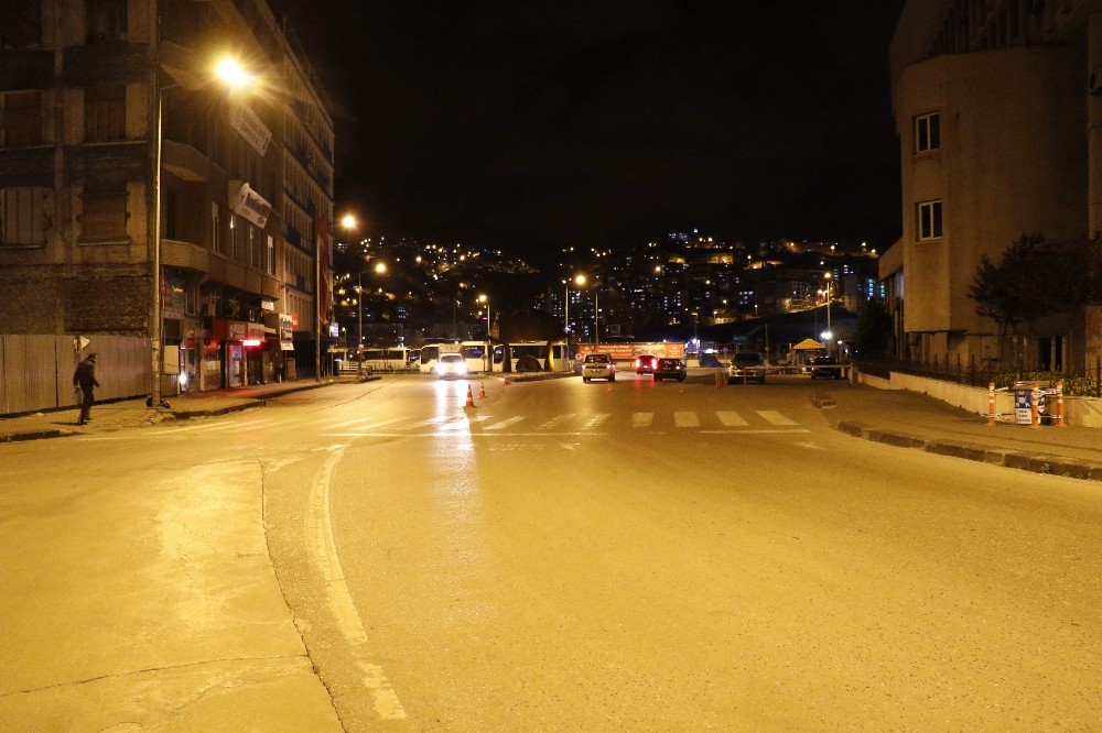 Zonguldak’ta sokağa çıkma kısıtlaması başladı 