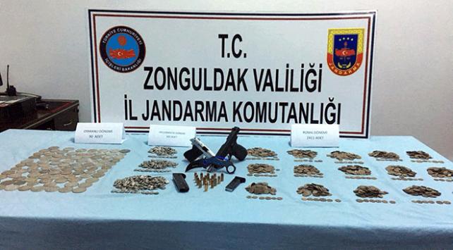 Zonguldak'ta tarihi eser operasyonu 2 kişi gözaltında