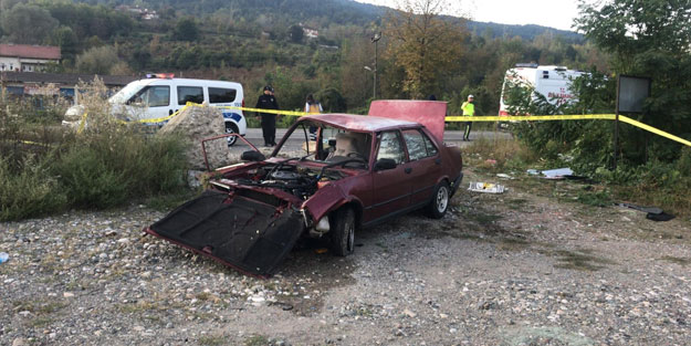 Zonguldak'ta trafik kazası: 1 ölü, 1 yaralı