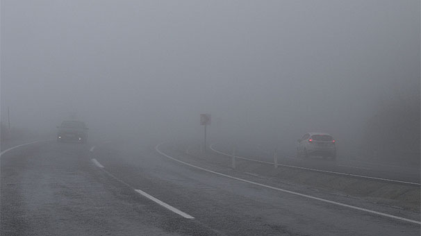 Zonguldak'ta görüş mesafesi 5 metreye kadar düştü