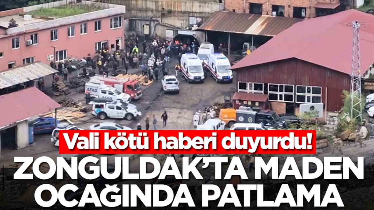 Zonguldak'taki maden ocağında patlama: Ölü ve yaralılar var