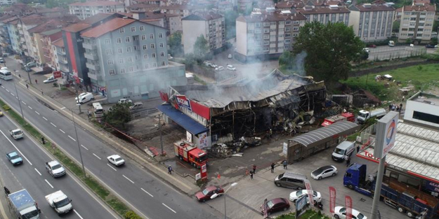 Zonguldak'taki yangının boyutu gün ağarınca ortaya çıktı