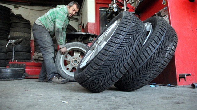 Zorunlu kış lastiği uygulaması başladı