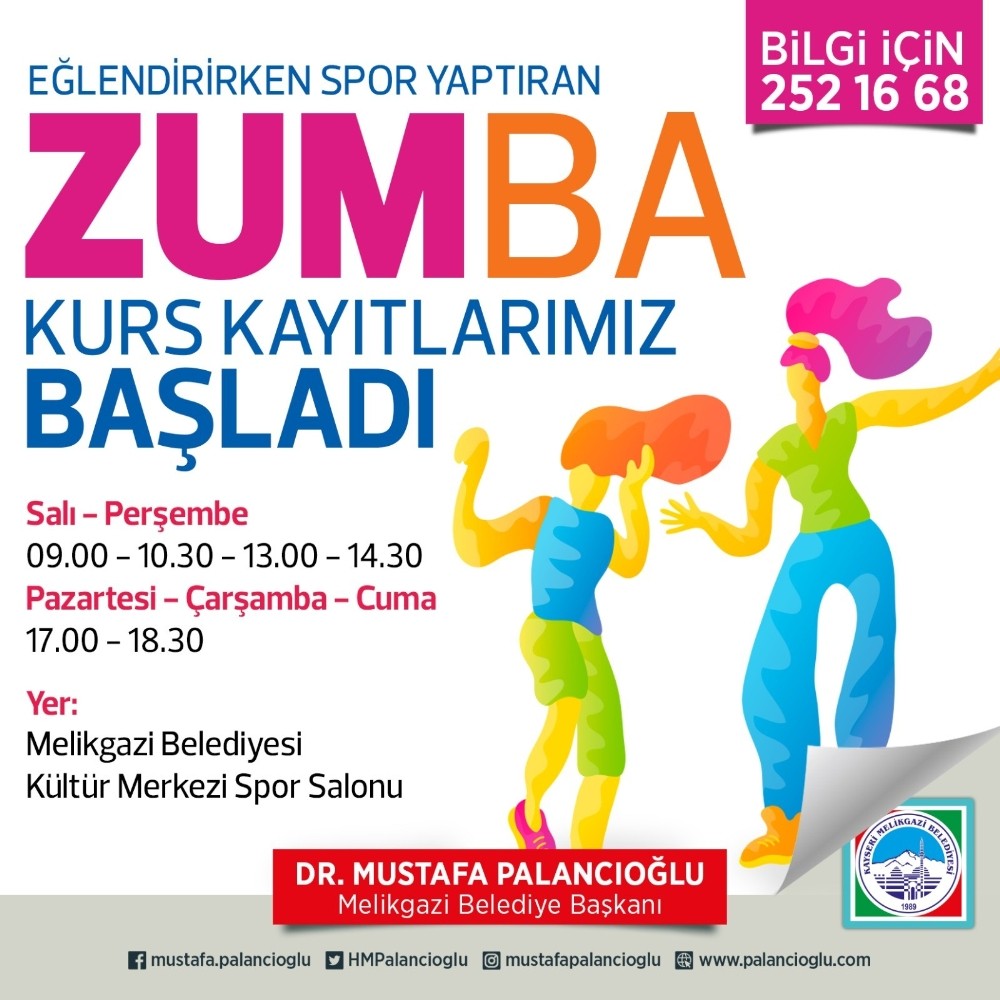 Zumba kayıtları başladı 