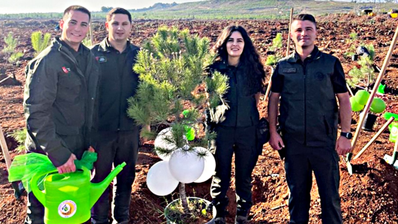 Zümrüt yeşili bir vatan için çalışıyorlar… Antalya Orman Müdürlüğü 11 bin fidan dikti