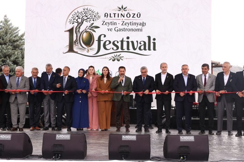 10. Altınözü zeytin, zeytinyağı ve gastronomi festivali başladı