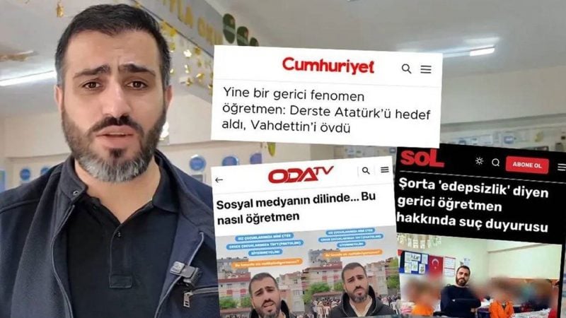 Akit yazdı gündem oldu! İslam’ı anlattığı için hedef olan Aytaç öğretmene destek yağıyor