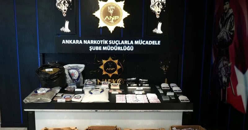 Ankara'da uyuşturucu operasyonlarında 154 şüpheli gözaltına alındı, 69'u tutuklandı