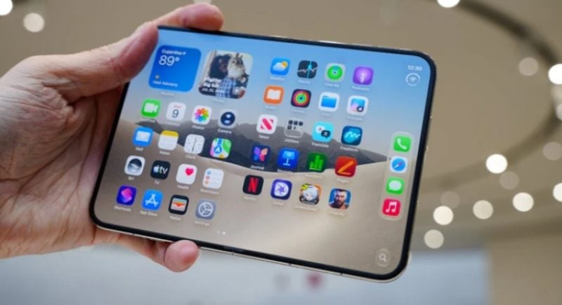 Apple'ın yeni sırrı deşifre oldu! Katlanabilir iPhone Duo'da çift batarya devri