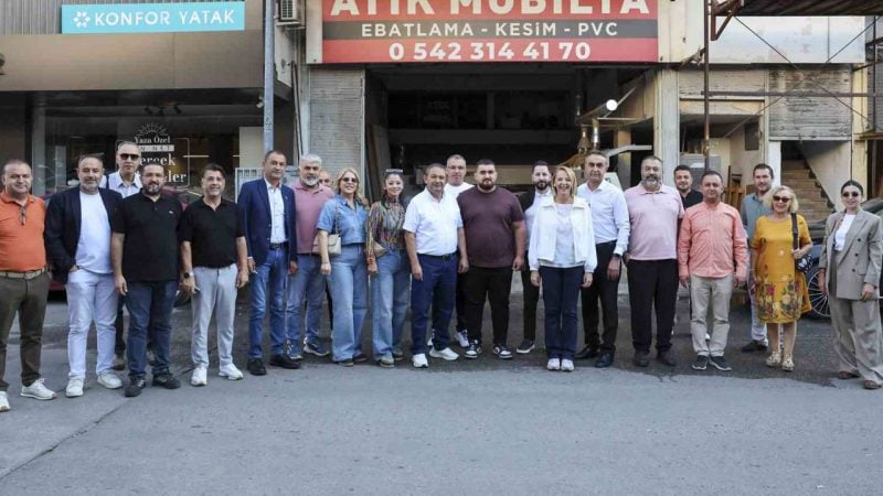 ATSO başkan adayı sahaya indi! Eski Sanayi esnafına projelerini anlattı