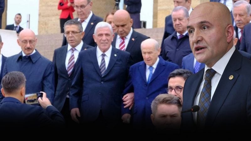 Bahçeli ve Dervişoğlu Anıtkabir'de kol kola yürümüştü! Parti içinden çatlak ses çıktı