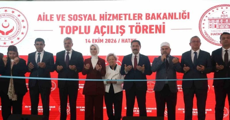 Bakan Göktaş, Hatay'da depremin ardından yeniden inşa edilen 7 hizmet binasını açtı