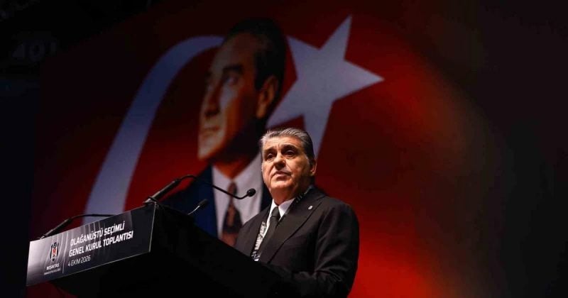 Beşiktaş'ta olağanüstü seçimli genel kurul başladı, Serdal Adalı tek aday