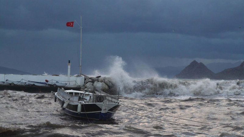Bodrum’da deniz ulaşımına hava engeli!