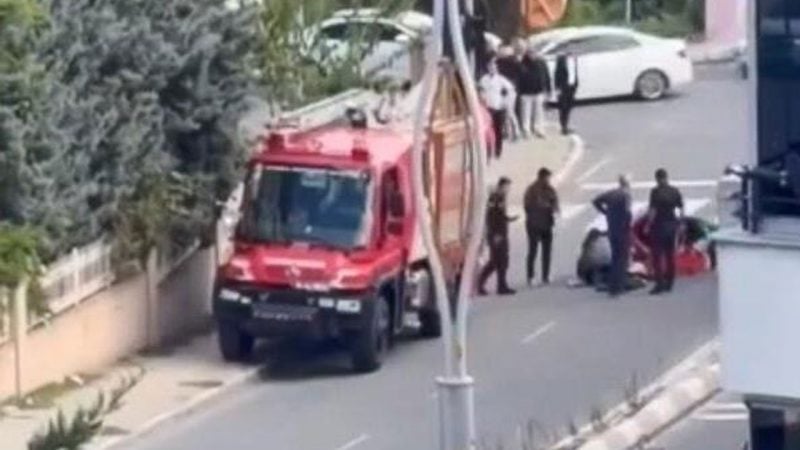 Çatalca’da feci kaza! İtfaiye aracının çarptığı çocuğun durumu ağır