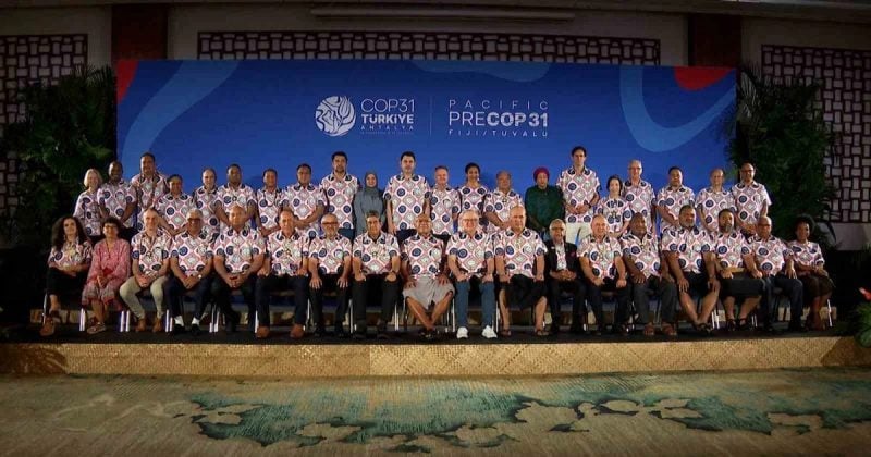 COP31 Başkanı Kurum, su altında kalma riski bulunan Tuvalu'yu ziyaret etti