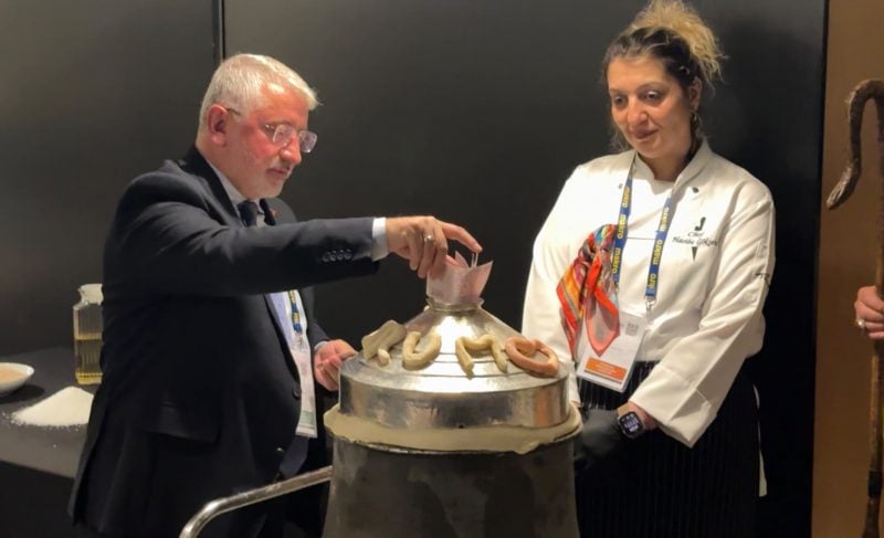 Çorum Gastronomika'da iskilip dolması ile dünya şeflerinin karşısında