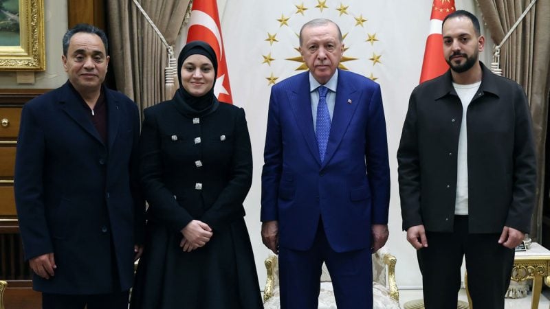 Cumhurbaşkanı Erdoğan, Hind Rajab'ın ailesini kabul etti