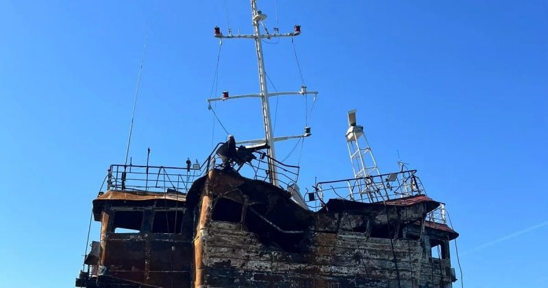 Dron saldırısına uğrayan 'Fortis' Giresun açıklarına sürüklendi, ambarına müdahale edildi