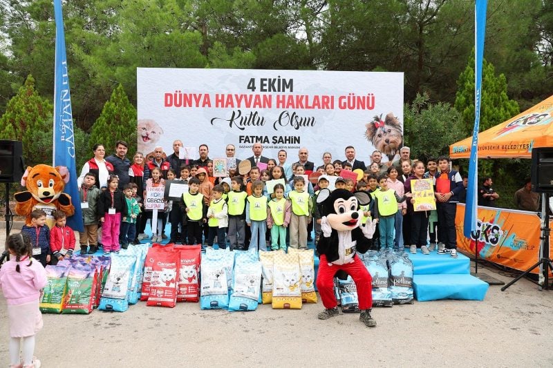 Gaziantep Büyükşehir 4 Ekim Dünya Hayvanları Koruma Günü programı düzenledi