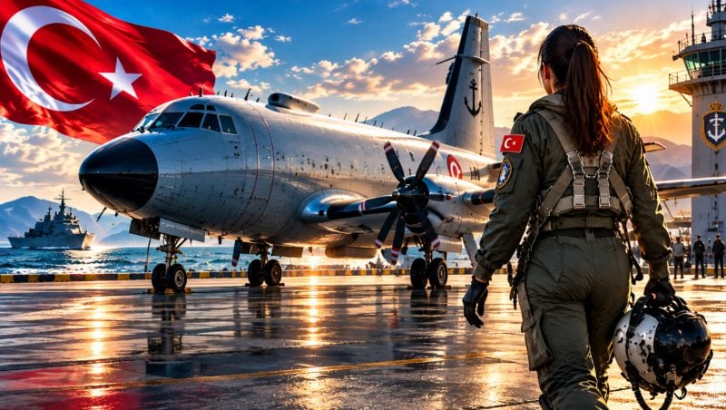 Gökyüzünde bir ilk! Türk Deniz Kuvvetleri’nin ilk kadın uçak pilotu