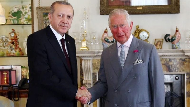 İngiltere Kralı Charles’tan Cumhurbaşkanı Erdoğan'a 29 Ekim tebriği