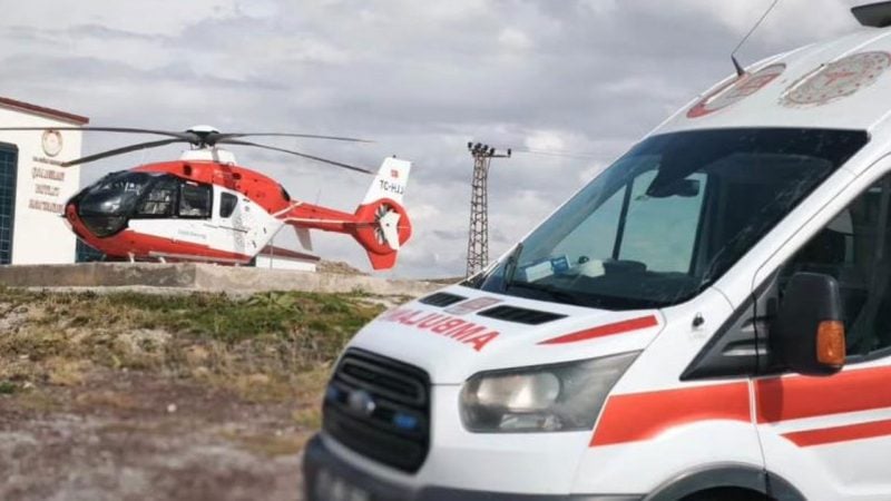 İşte Yeni Türkiye: 21 günlük bebek için ambulans helikopter havalandı