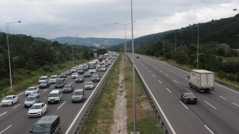 KGM şoförleri uyardı: Konya-Ankara yolunda ulaşım tek şeritten sağlanıyor