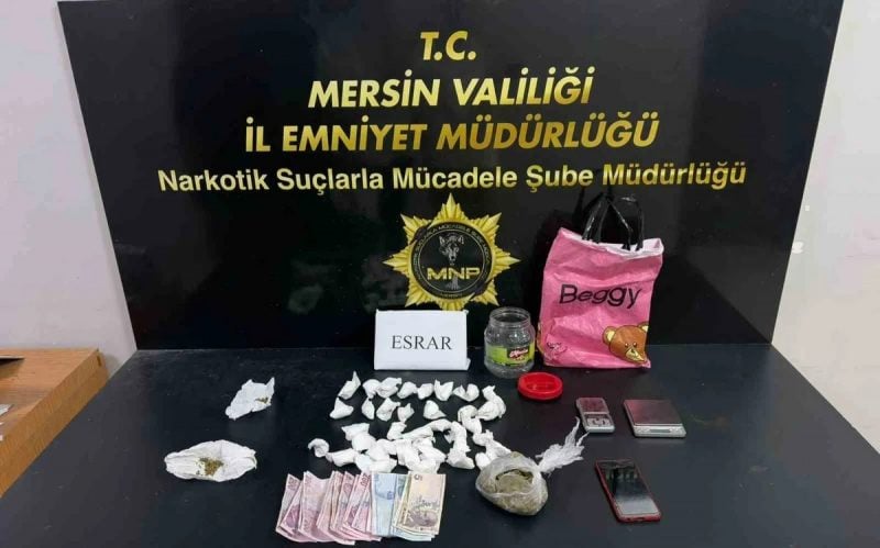 Mersin'de torbacı operasyonunda 6 şüpheli tutuklandı, silah ve para ele geçirildi