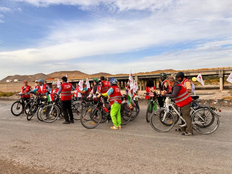 Minab Bisiklet Kervanı, şehit çocukların hatırası için 20 gün boyunca pedal çevirdi
