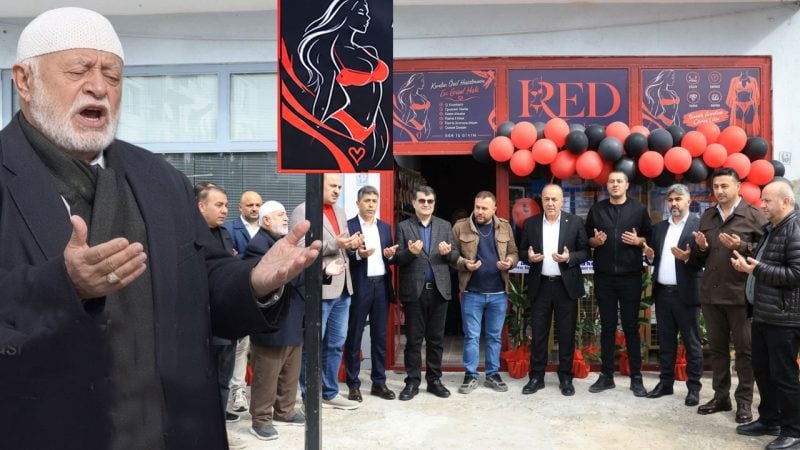O başkanların, o imamın orada işi ne? Rezil mağazaya dualı açılışa öfke