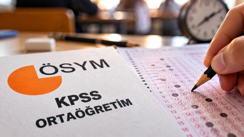 ÖSYM duyurdu: KPSS Ortaöğretim temel soru kitapçığı ve cevap anahtarı yayımlandı